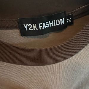 y2k brown t-shirt